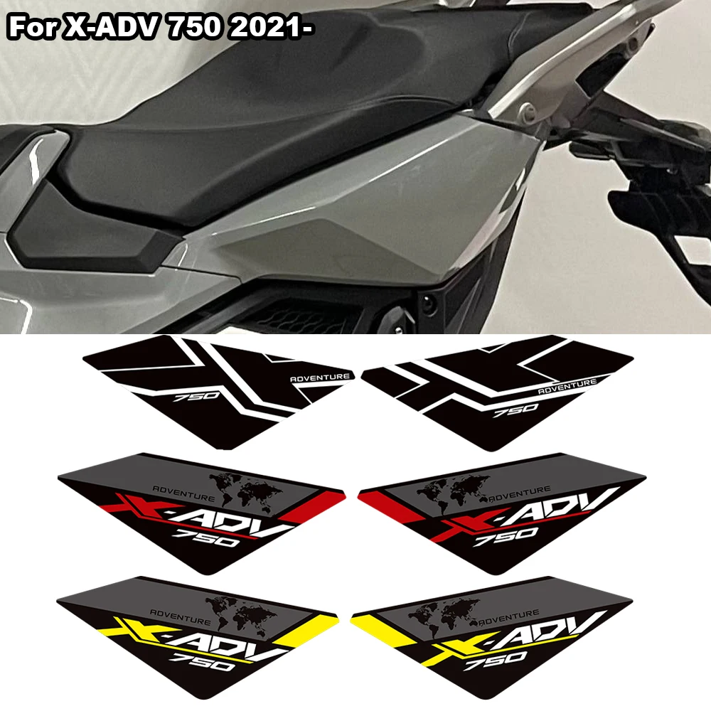 

New decoration Motorcycle Rear seat side Fairing panel stickers protection kit For Honda X-ADV XADV X ADV 750 2021-