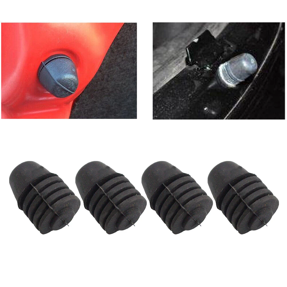 4pcs Bonnet Hood Stop Buffer Rubber Tailgate Stop Bumper 867 827 500A 867827500 Engine Cover Buffer Block Stopper