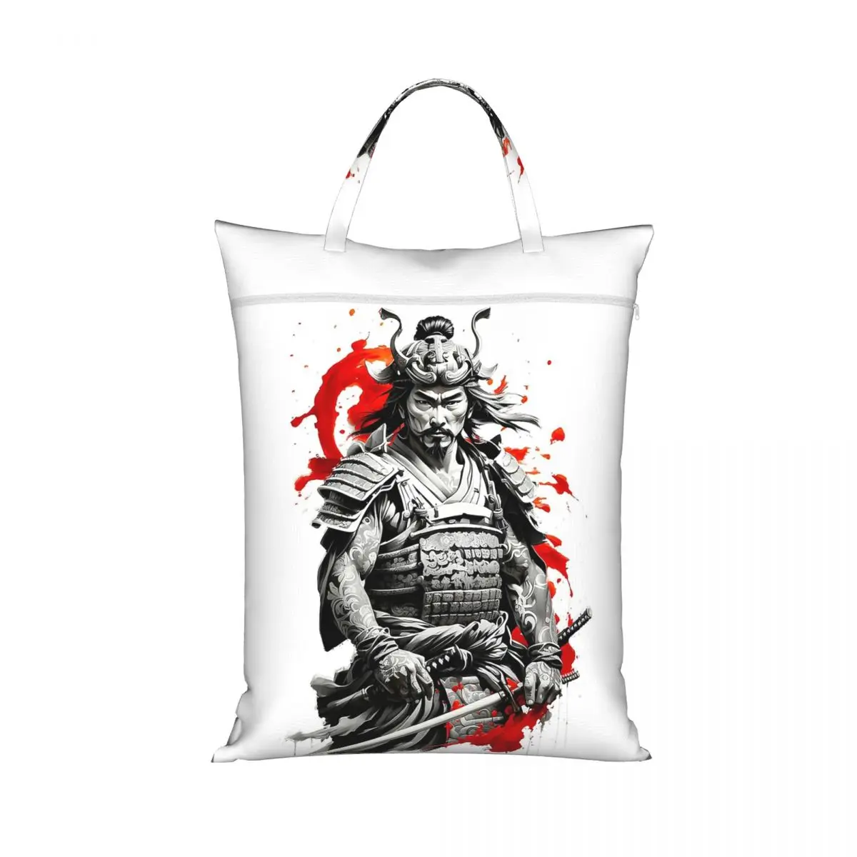 Japanese Samurai Warrior Laundry Collector Folding Laundry Basket Large Storage Washing Basket Home Organizer