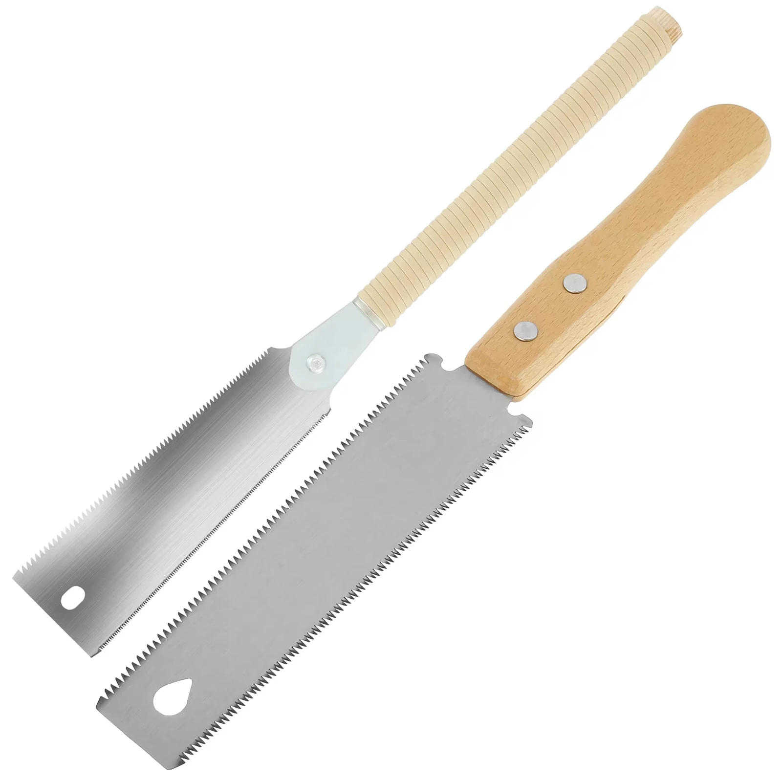 SK5 شفرة اليابانية اليد سحب المنشار حافة مزدوجة 3 الجانب طحن الأسنان مرنة فلوش تقليم المنشار قطع أداة نجارة