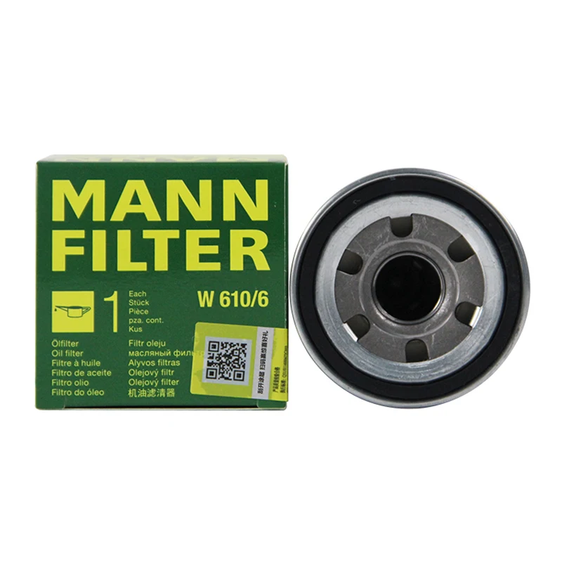 MANN FILTER W610/6 Oil Filter For HONDA CR-Z Civic X Odyssey City Crosstour ACCORD Fit, ACURA MDX 15400RTA004 1992239