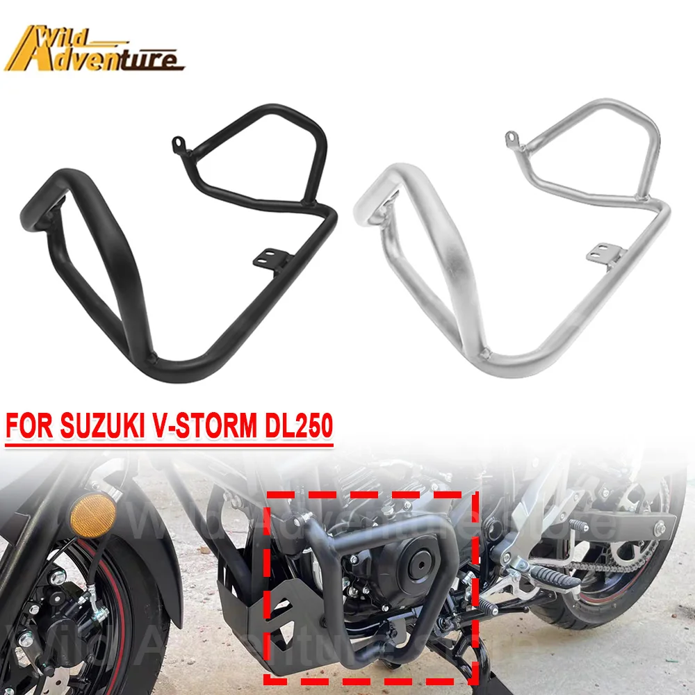 

Highway Crash Bar For Suzuki V-Storm DL250 DL 250 dl250 Engine Guard Lower Bumper Motorcycle Frame Fall Protection Accessories