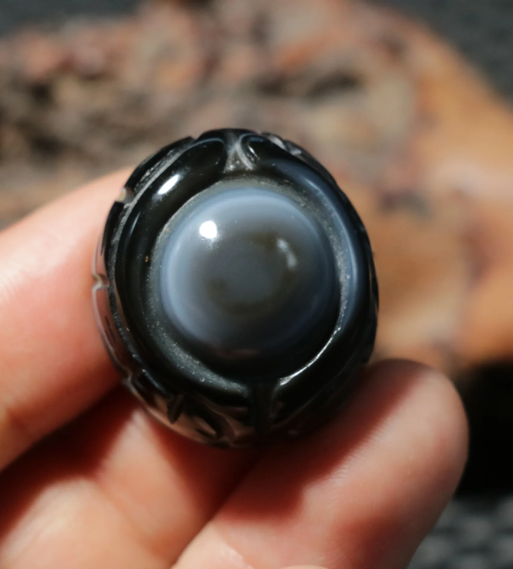 

G07 Magic Power Tibetan Agate Colorful Scultural Buddha Hand Goat Eye Heaven Eye dZi Bead Pendant 3A Amulet Talisman Gem