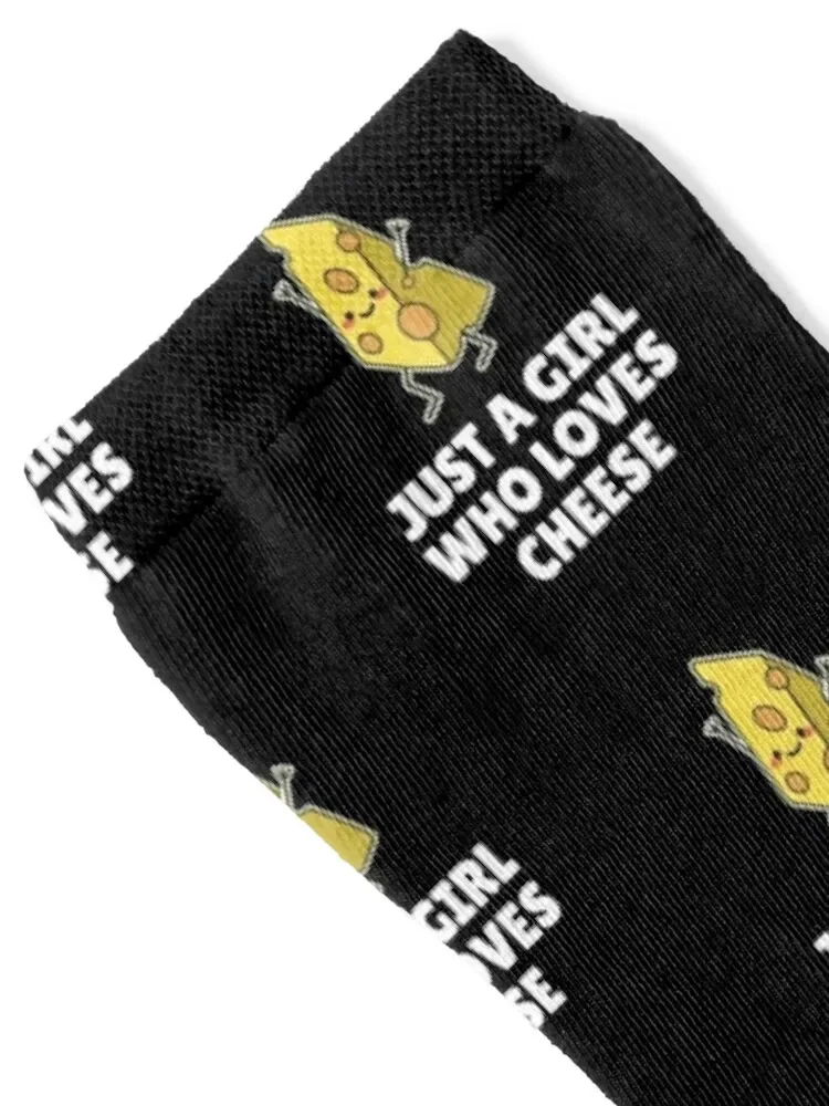 Just A Girl Who Loves Cheese Socks hiking compression Socks For Man Women's