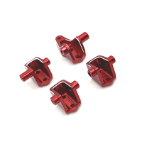 4Pcs RC Car Parts Metal upgrade Parts Front and Rear Axle Rod Fixing Seat Fit For TRAXXAS TRX4 TRX6 HB R1001R1002 R1003 ﻿