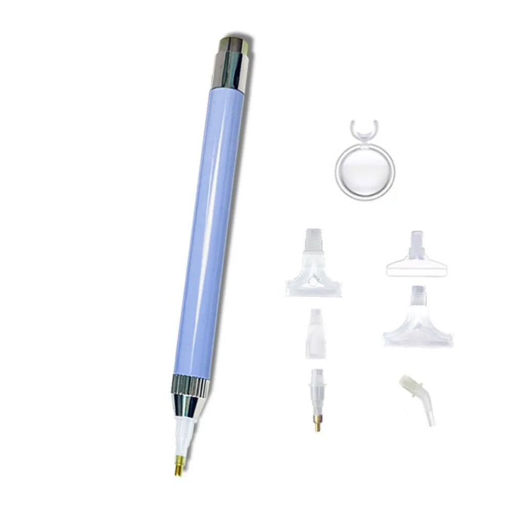 with Multifunctional Tips LED Diamond Painting Pen Replacement Pen Heads DIY Craft Lighting Point Drill Pens Embroidery