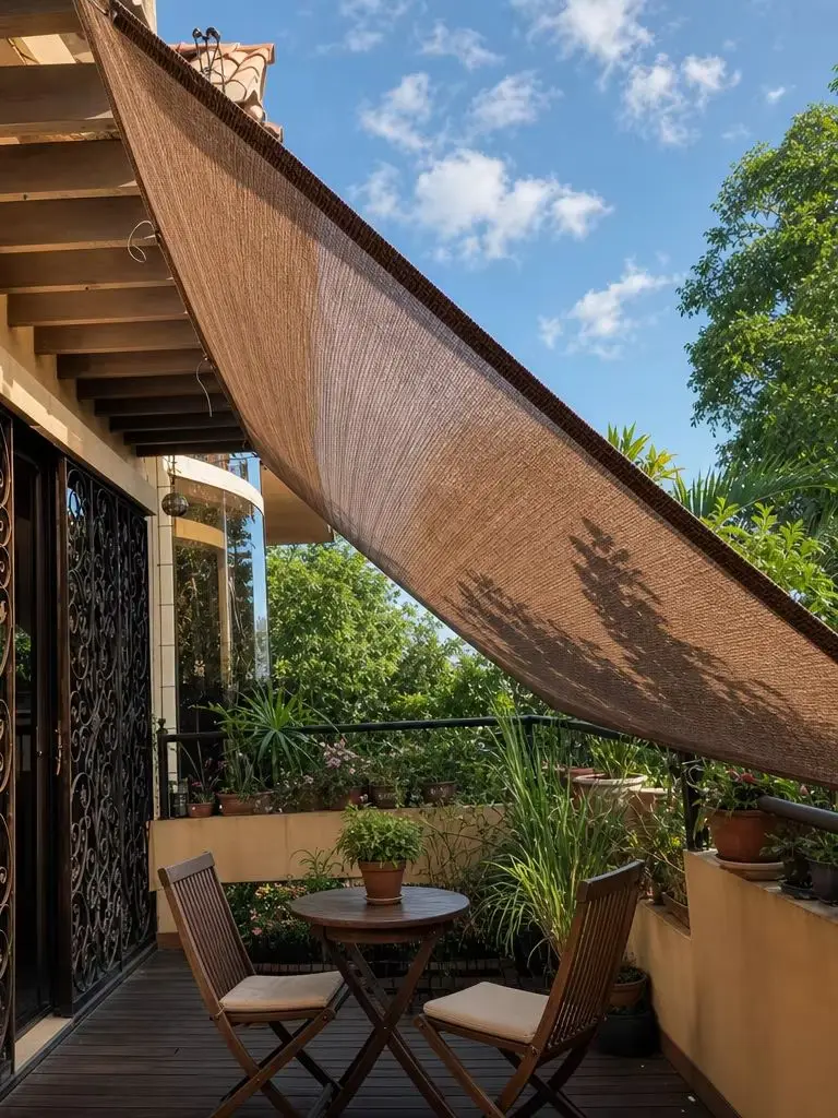 75GSM Kaffee-Sonnenschutznetz für den Außenbereich, Gartenmarkise, Sonnenschutz für Sukkulenten, Gewächshaus-Schattierungsabdeckung, Pergola-Sonnensegel
