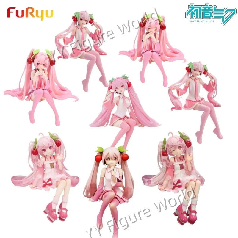 【在庫あり】furyuオリジナル「初音ミク-ヌードルストッパー」sakura-miku-アニメフィギュア。ギフトやコレクション、装飾品として最適。