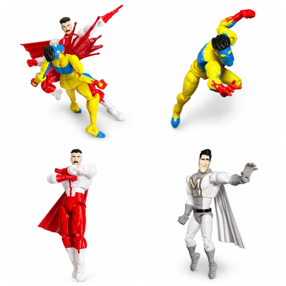 Legend13 3D Printed Invincible Omni Man Titan13 Action Figure T13 3D Printed Anime Model Multi-Jointed Poseable Collectible Toy