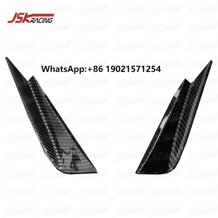 

Mans Style Dry Carbon Fiber Front Bumper Canards for 2020-2023 Maserati Mc20