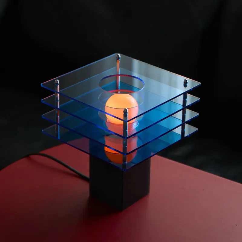 Creative Desk Lamp Acrylic Modern Personality Bedroom Bedside Table Light Mood Desktop Night Lamps Home Room Decorative Lights