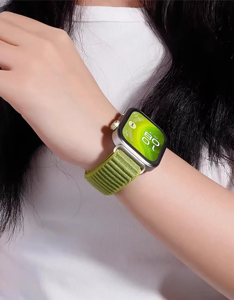 Cinturino ad anello in nylon per Xiaomi 9 Pro/8 Pro Redmi Watch 5/4 Comodo cinturino traspirante Xiomi 9pro / 8pro Redmi 5/4 Stile semplice