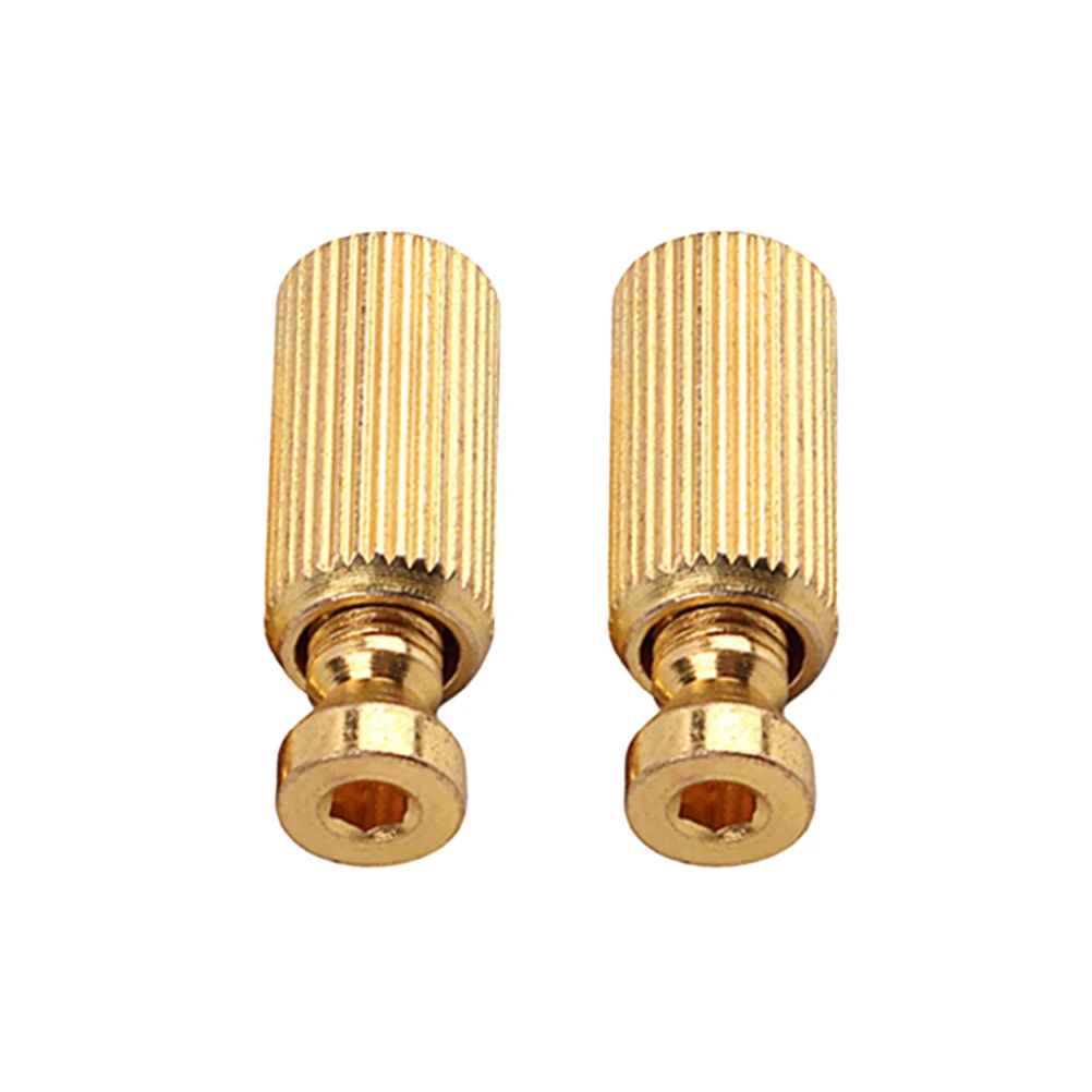 

2pcs Elevating Sound Column Durable Metal Tremolo Bridge Stud for Guitar Bass Electric Instruments Replacement Parts