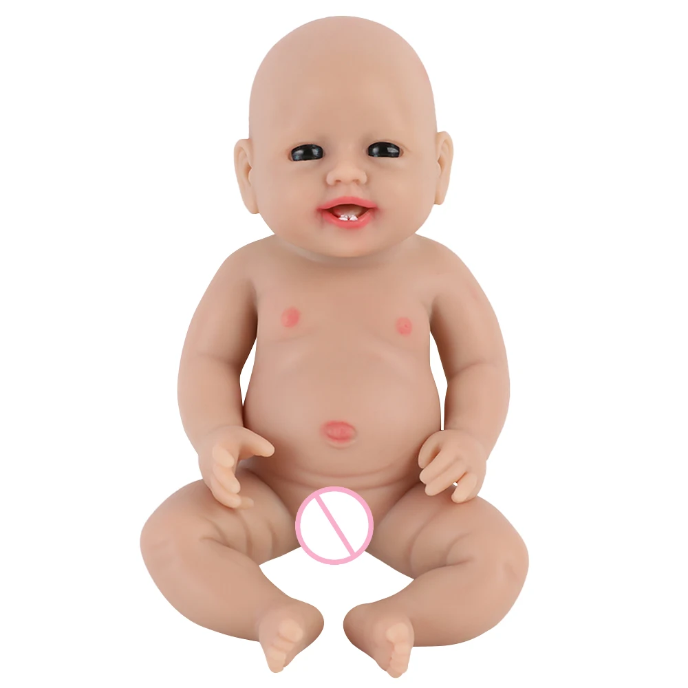 

IVITA WG1508 7-дюймовая силиконовая кукла реборн, 100% реалистичная игрушка для девочек для детей, рождественские подарки на день рождения, легкий вес 209 г