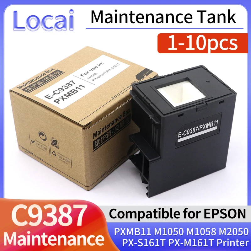 caixa de manutencao para impressora tanque de manutencao pxmb11 c9387 e c9387 compativel para epson m1050 m1058 m2050 px s161t px m161t 01