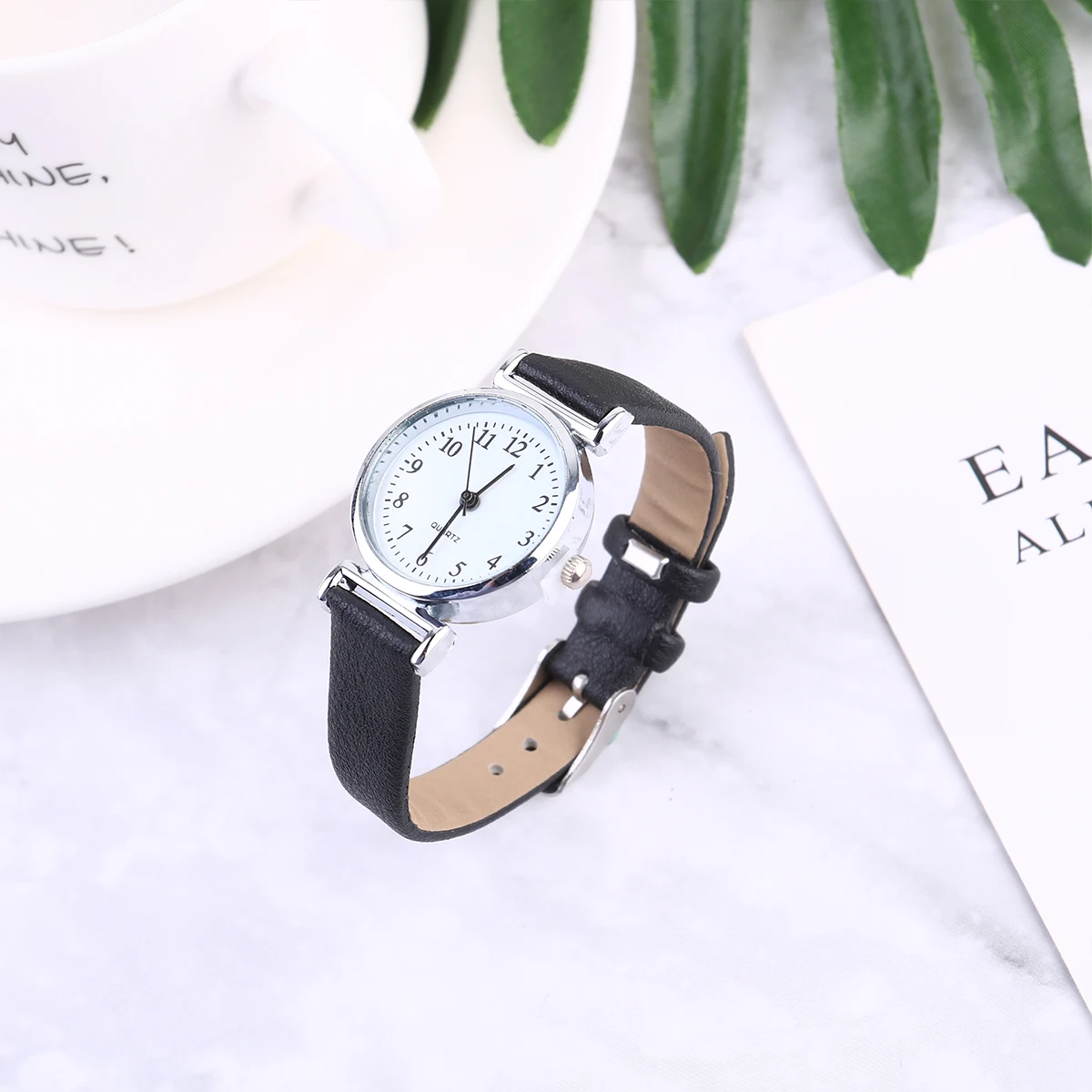

2 Pcs Watches Ladies Fresh Men Wristwatch Metal Quartz for Students Woman Women