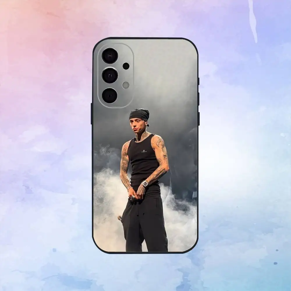 H-hot c-central c-cees rapper caso de telefone para samsung s25, s24, s21, s22, s23, s30, ultra, s20, plus, fe, lite, nota, 10.9,5g capa preta