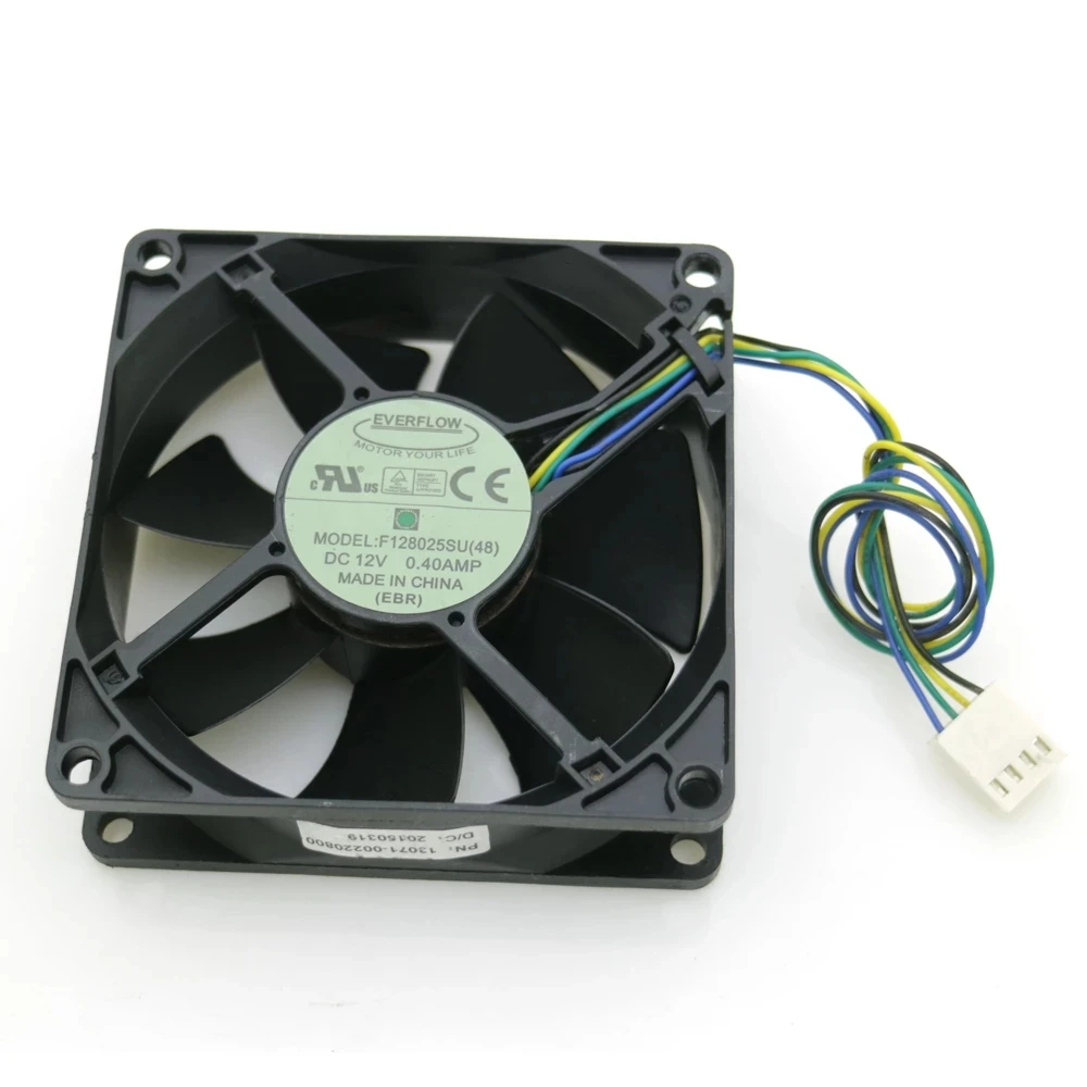 

Кулер для процессора F128025SU 80x80x25 мм, PWM вентилятор ЦП 12 В 0,40 А, 4 провода, 4 контакта, компьютерный кулер для процессора, охлаждающий вентилятор