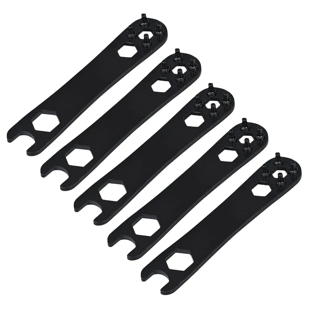 5pcs Four Jaw Wrench Angle Grinder Plate Removal Tool For 100 Type Angle Grinder Power Tool Accessories