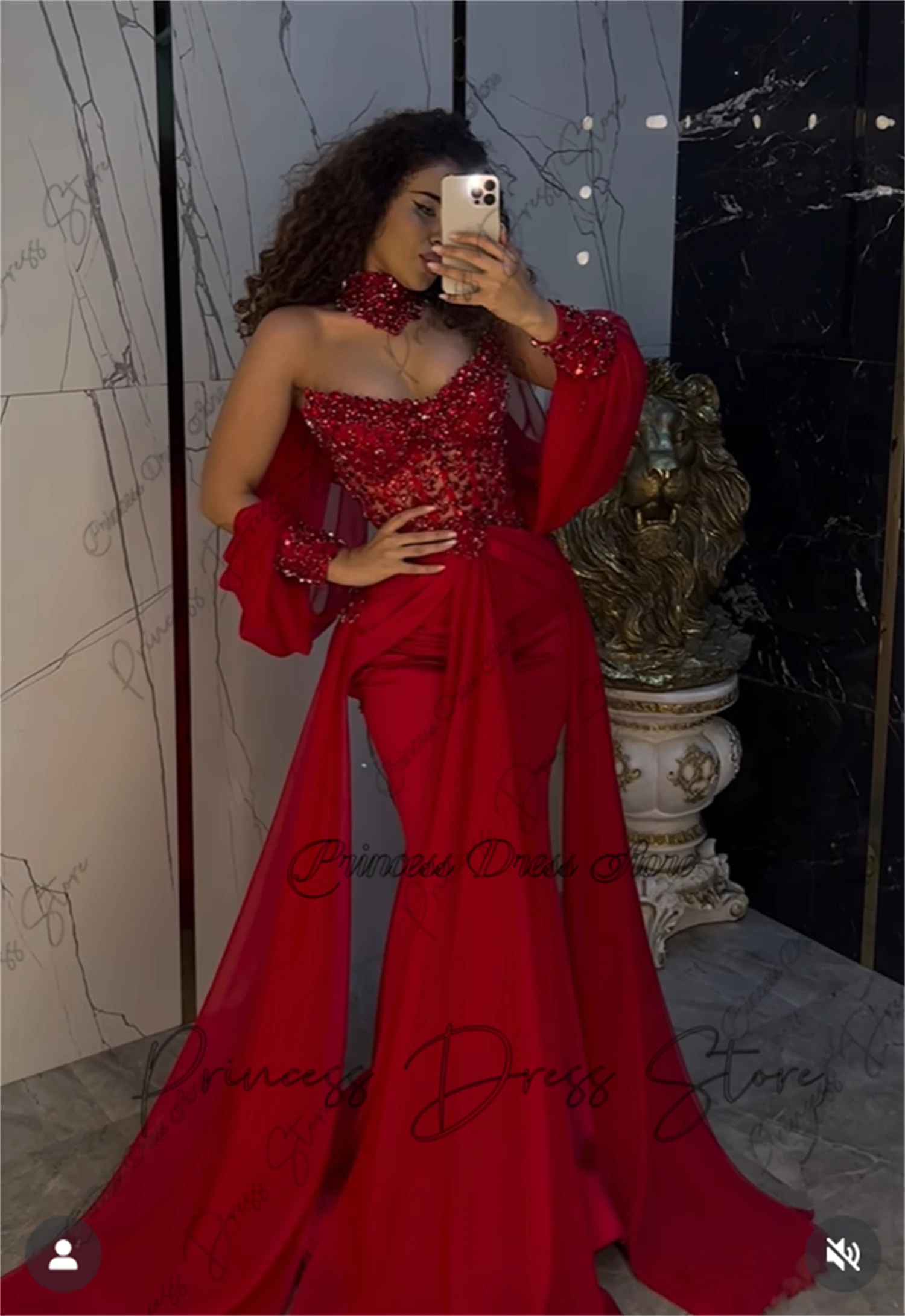 Luxury Crystal Customized Strapless Prom Dresses Long Seeves Vestidos de noche Floor-Length 2026 Elegant Formal Evening image 2