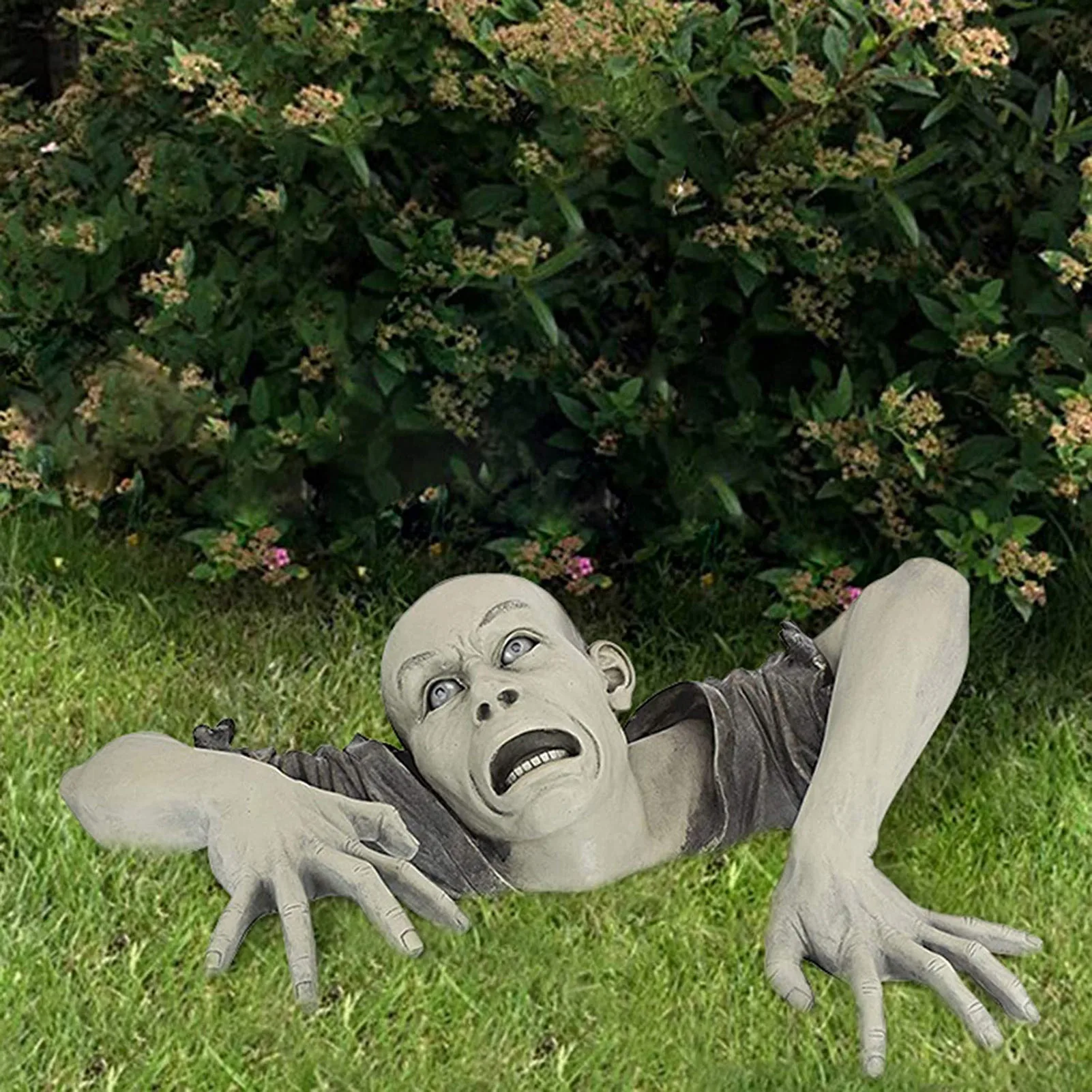 Mini Halloween Zombie Statue Hideous Resin Zombie Garden Gnomes Ornaments Statue Garden Yard Lawn Decoration