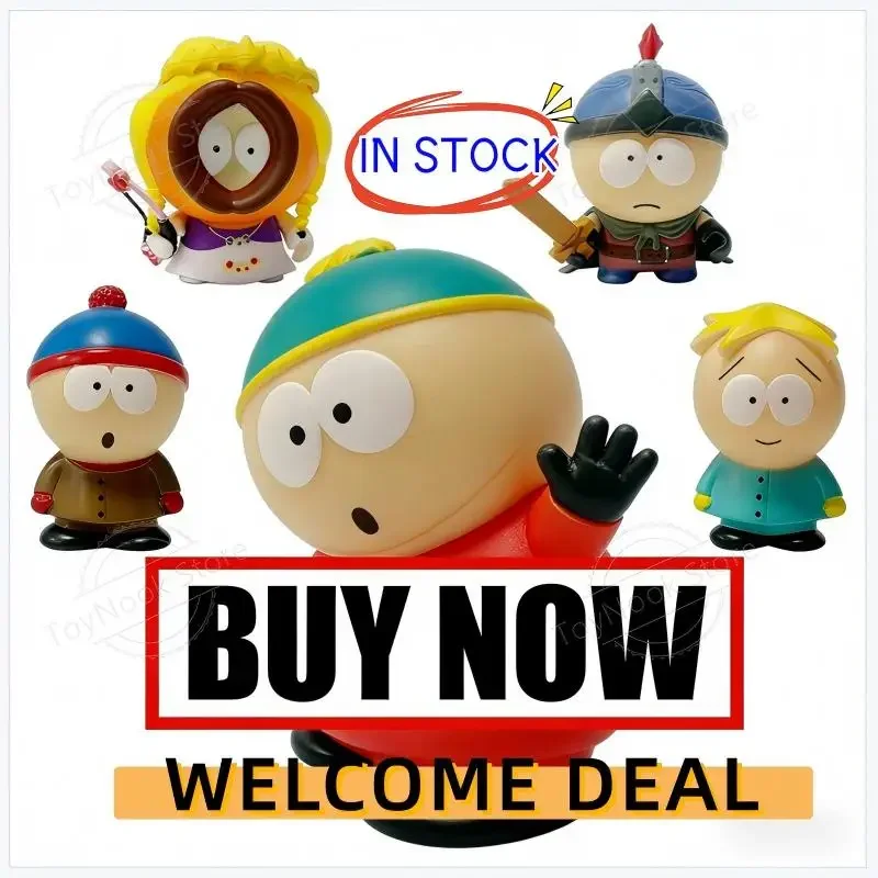 

В НАЛИЧИИ НОВИНКА! Аниме-фигурки South Park: Кенни Маккормик, Стэн Марш, Куклы-персонажи из американского мультсериала, милые коллекционные украшения.