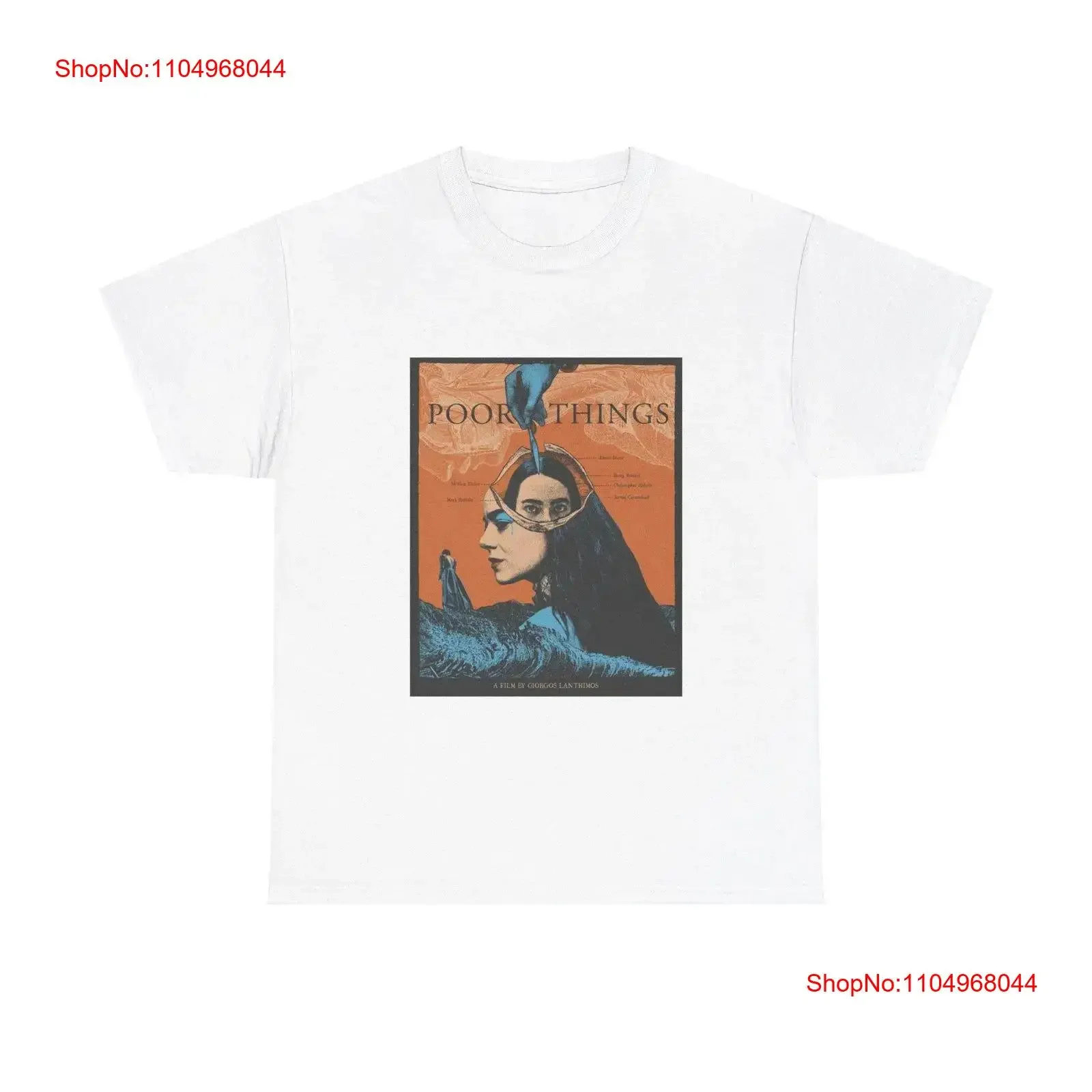 تي شيرت كلاسيكي من Poor Things Yorgos Lanthimos Emma Stone Mark Ruffalo Limited لها من القطن الثقيل عتيق مغسول أوم