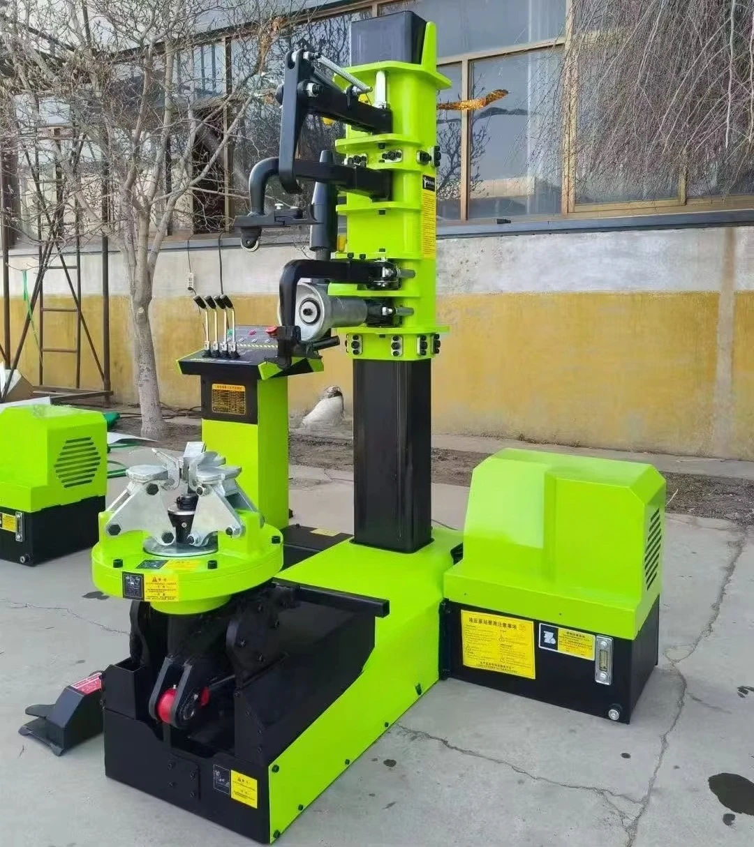 High Quality Electric Vertical Tire Stripping Machine Tire Changer Machine for Light Trucks Buses Trucks