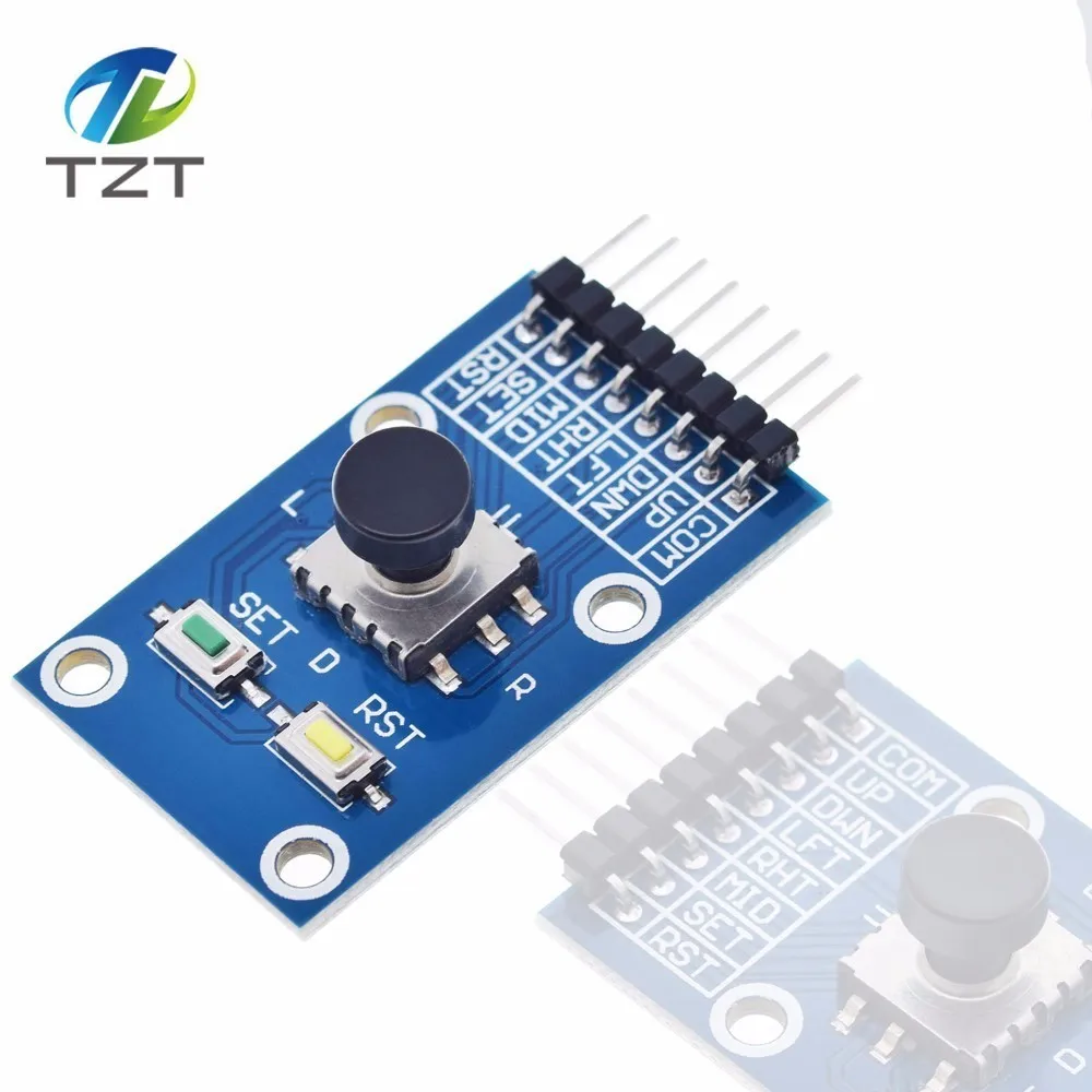 TZT Five Direction Navigation Button Module for MCU AVR Game 5D rocker joystick independent keyboard for Arduino joystick module