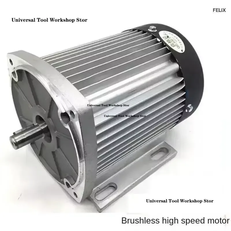Brushless High-Speed Motor 1500W 1800W 2200W DC 60V 72V for Electric Car Modification No Gearbox