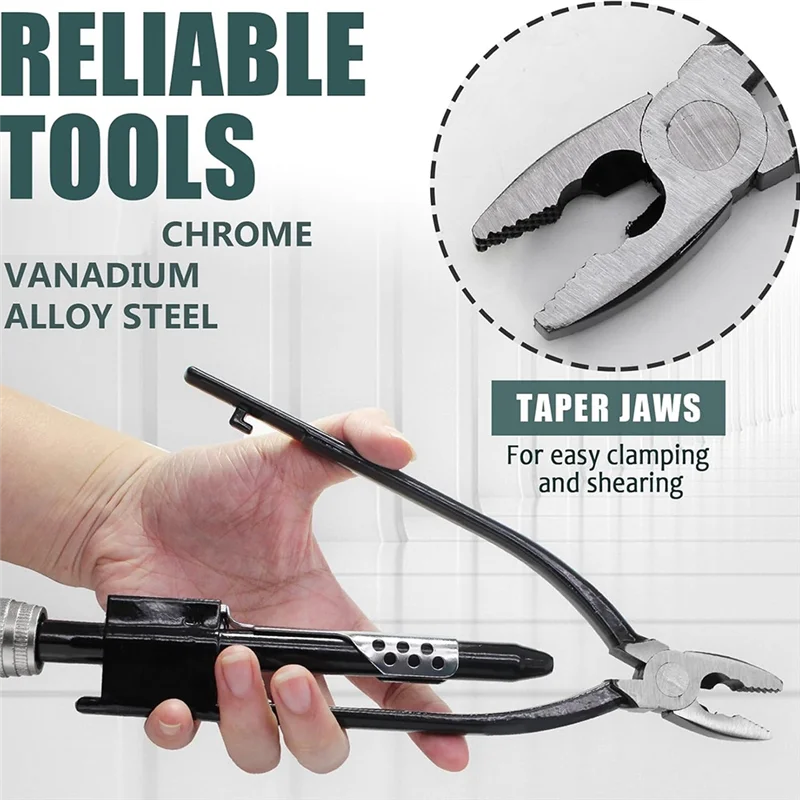 

【MEET】Набор из 2 плоскогубцев для безопасной проволоки, 9-дюймовая и 6-дюймовая стальная скручивающая безопасную проволоку для самолетов, машин, транспортных средств