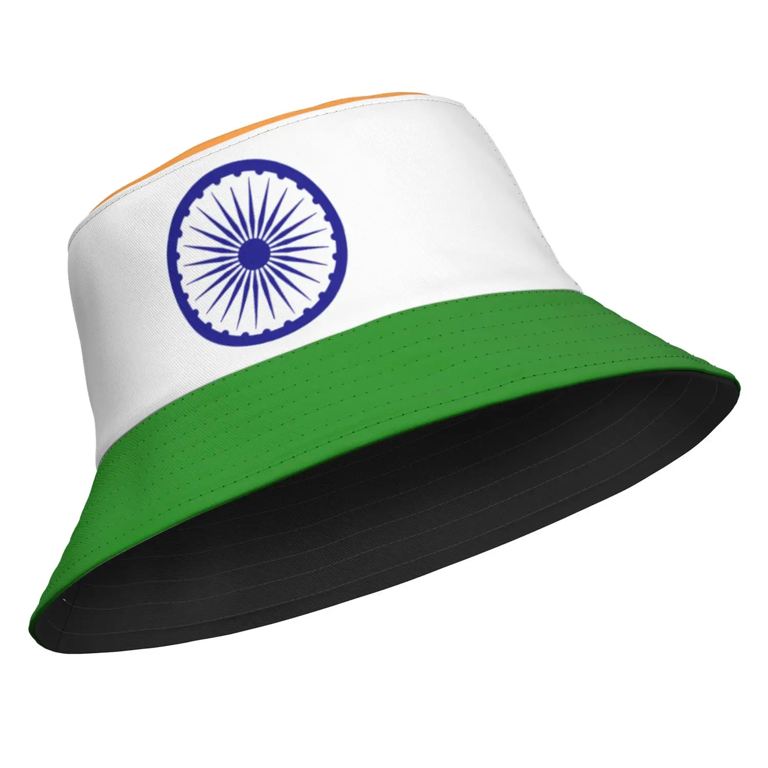 India Fisherman Hats Custom Made Name Team Logo Bucket Cap Country Travel Hindi Nation Indian Flag Print Photo Headgear