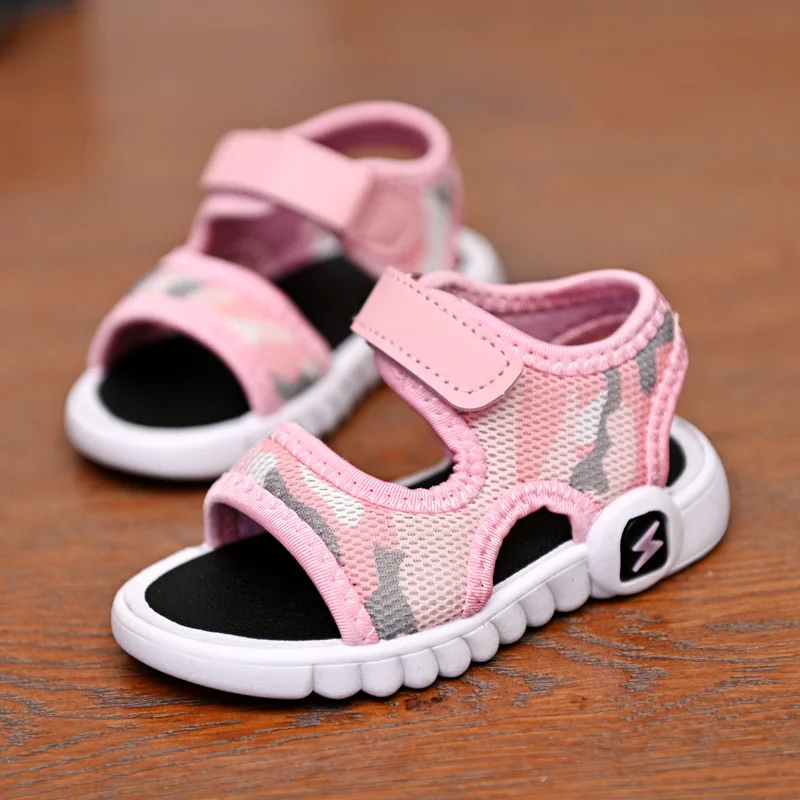 Boys Sandals Summer Kids Shoes Fashion Light Soft Flats Toddler Baby Girls Sandals Infant Casual Beach Children Shoes Outdoor