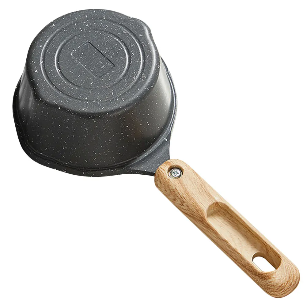 

Thickened Milk Pot Small Metal Sauce Pan Nonstick Heat Resistant For Butter Melting Oil Heating Kitchen Use