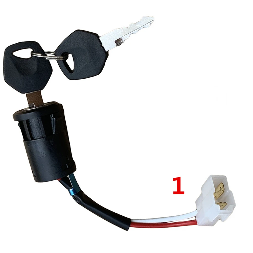 Power Supply Key Start Switch for Kids Ride on Toy Car, Swing Stroller Lock Function, Compatible with Various Models