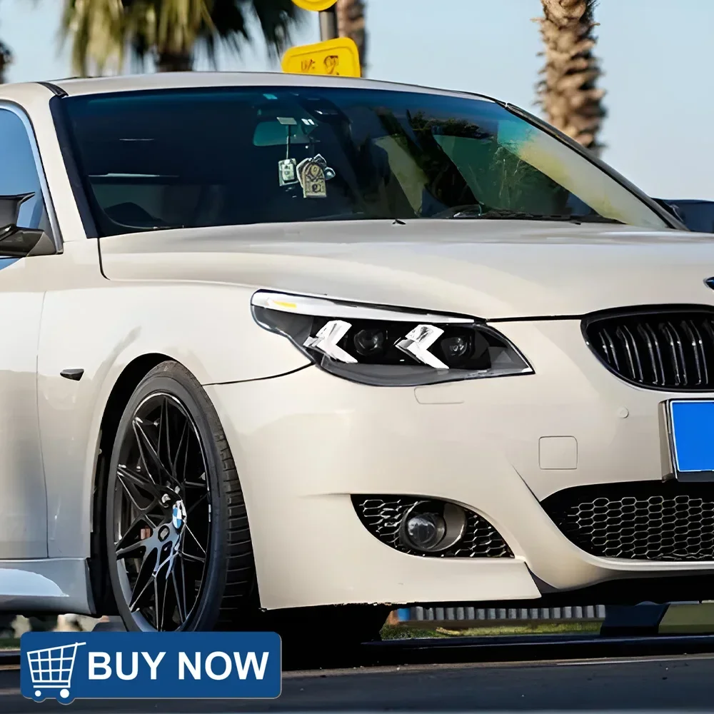 

Auto Headlights For BMW 5 Series E60 2003-2010 LED Upgrade High Quality 2025 Style DRL Projector Lens Accessories Assembly