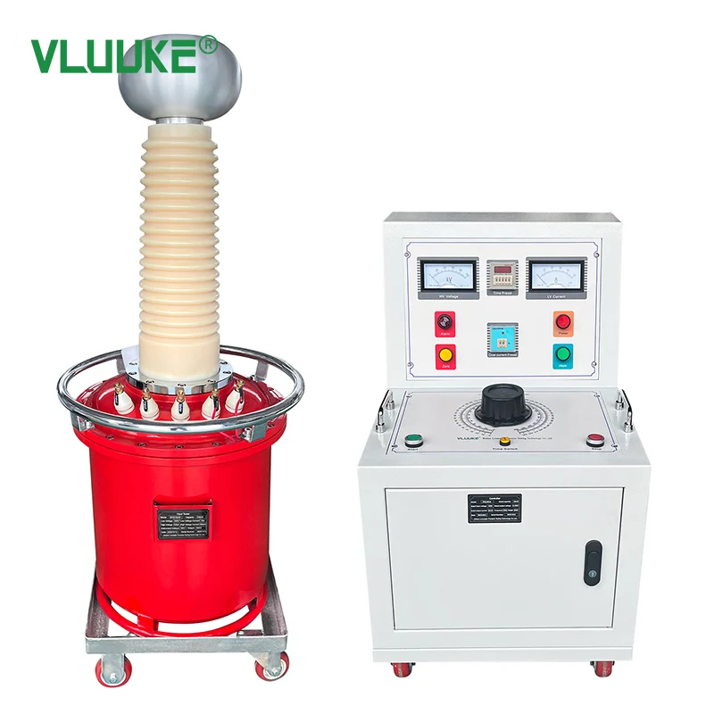 VLUUKE BYQ15kVA High Precision 0.2 Accuracy Hipot Tester (Gas Type) 100kV Electronic Supply IP67 Protection Aluminum Testing 1