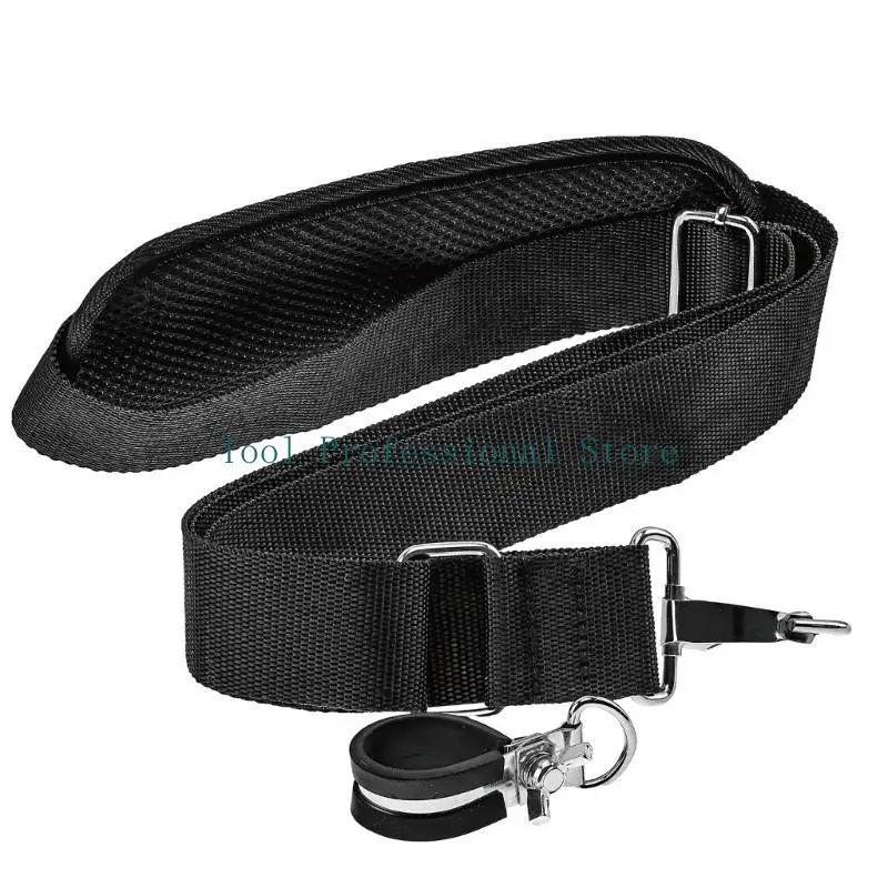

57QF Professional Gardening Weeder Trimmer Belt Strap with Padded Shoulder 78-95cm Adjustable Grass Brush Cutter Belt Harness