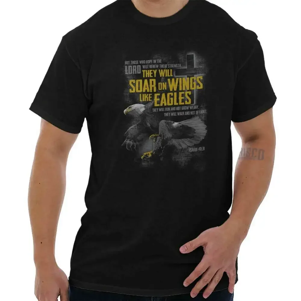 

Christian Religious Bible Verse Inspiration Unisex T-Shirt 100% Cotton O-Neck Summer Short Sleeve Casual Mens T-shirt Size S-3XL