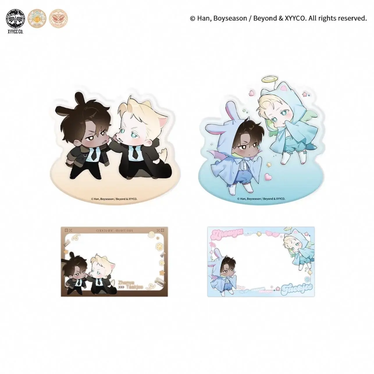 Pre Order Official Korean Ridibooks BL Manhwa Code Anastasia Zhenya/Taekjoo 10cm Cute Baby Acrylic Stand Send in 180Days