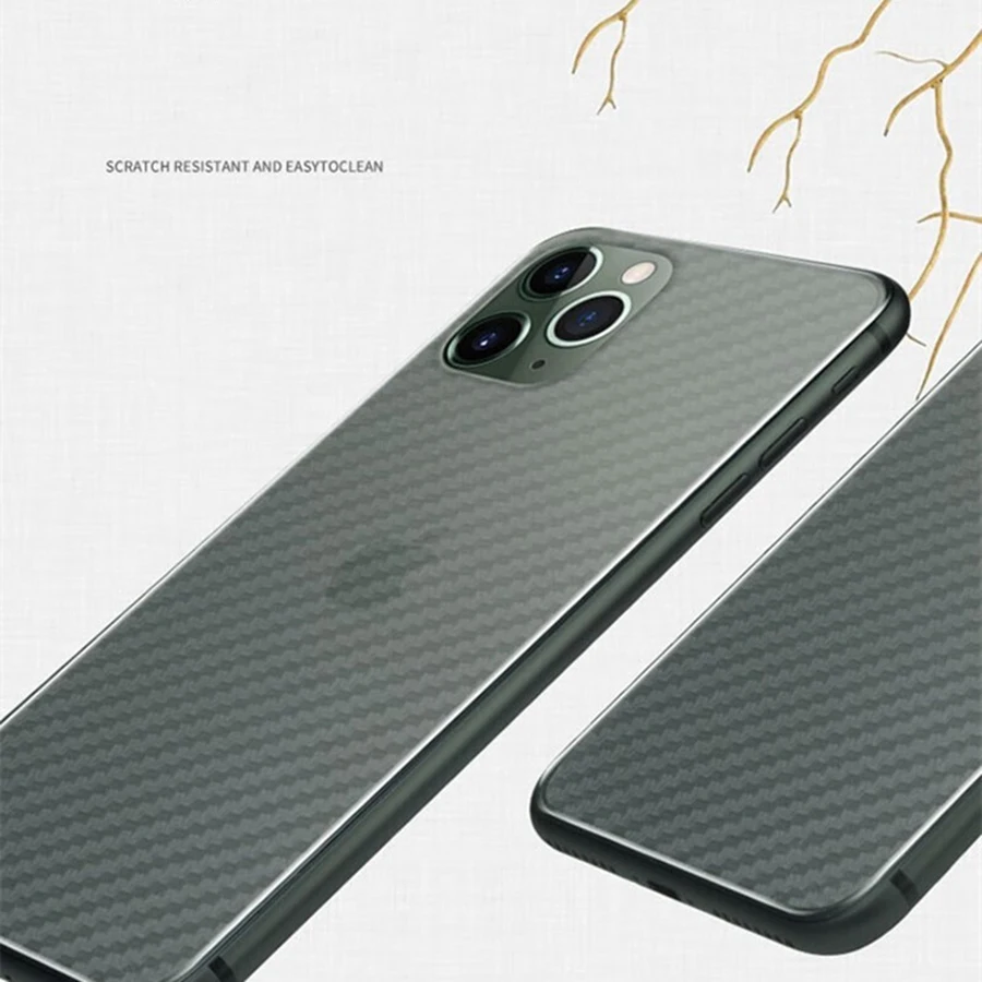 10PCS Full Cover Back Carbon Fiber Screen Protector For iPhone 14 15 Plus Back Matte Film On iPhone 12 13 14 15 Pro X XR XS MAX