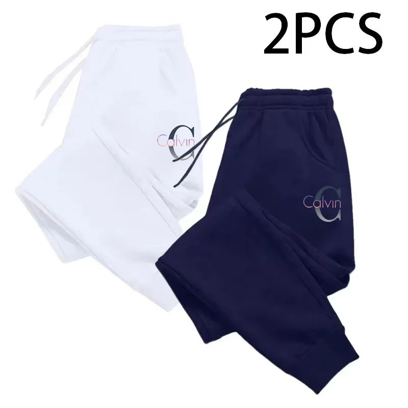

2025 autumn and winter men's and women's 2-piece sports pants, jogging and running sports pants, casual and comfortable streetwe