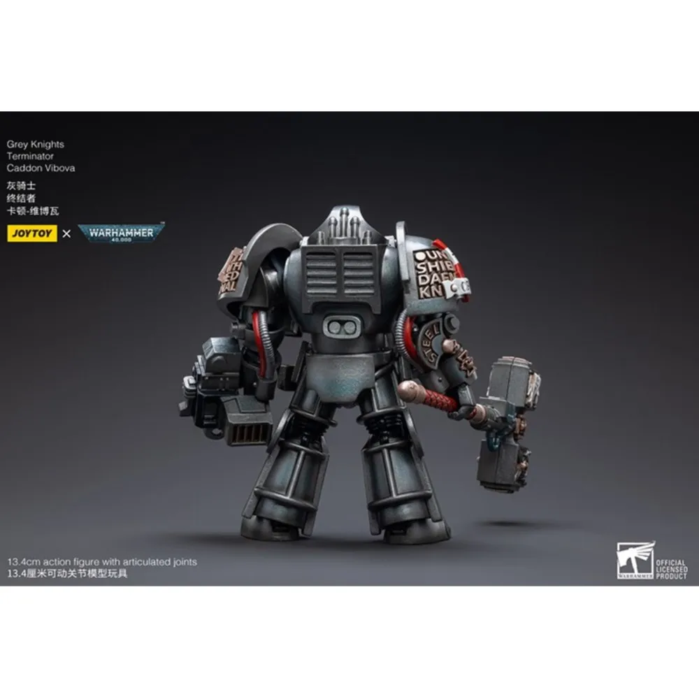 JOYTOY Warhammer 40K Gray Knights Terminator Caddon Vibova شخصيات الحركة مجموعة الدمى هدية تزيين النموذج الأصلي