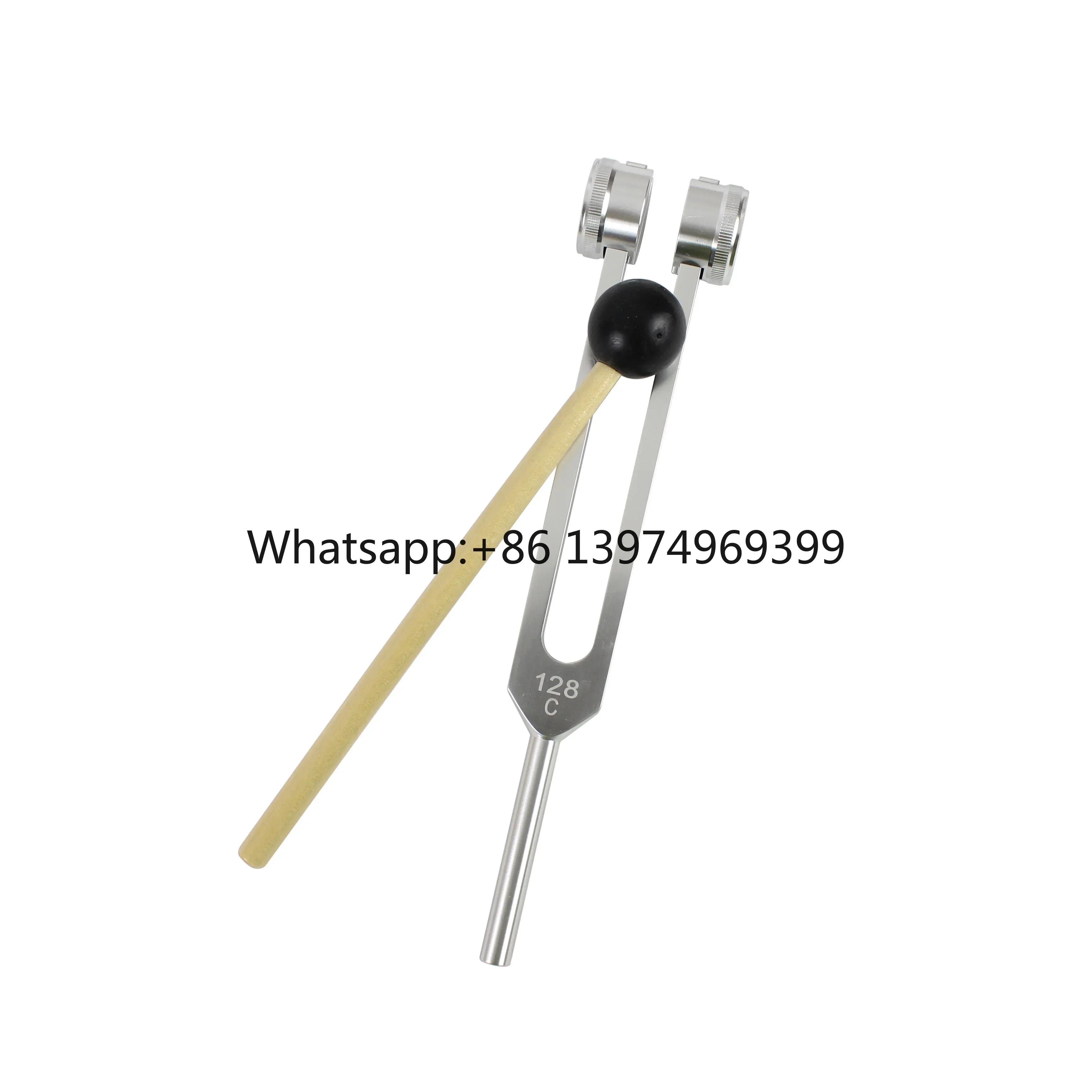 128HZ Aluminium Alloy Tuning Fork With Rubber Hammer factory
