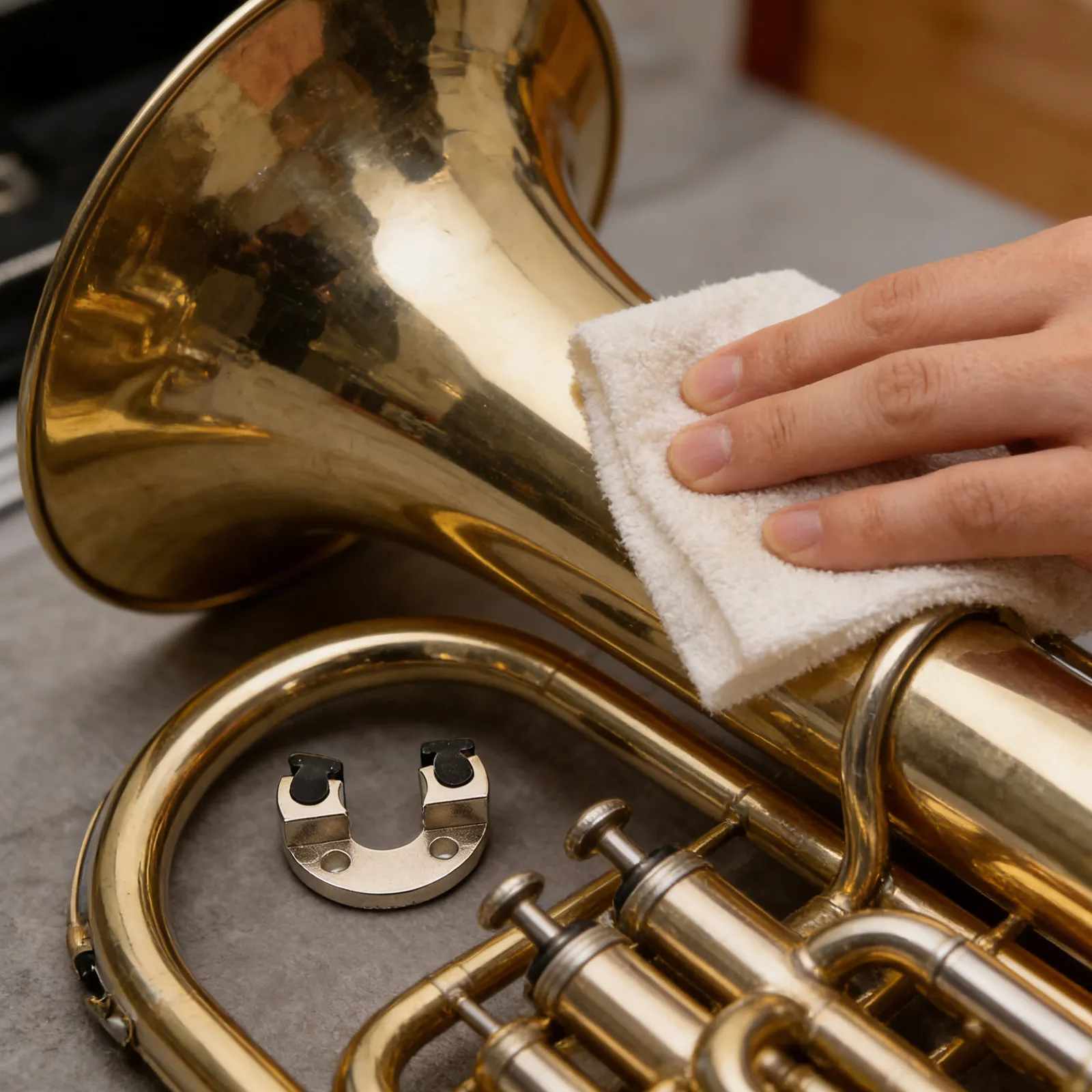 Euphonium Valve Repair Kit Half-Moon Shaped Rotary Valve Brass Instrument Maintenance Musical Instrument Spare Parts Horn