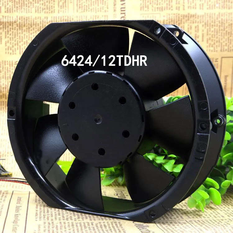 

All metal high air volume fan 172x150x51mm 6424/12TDHR 24V 2.5A All metal Industrial control fan