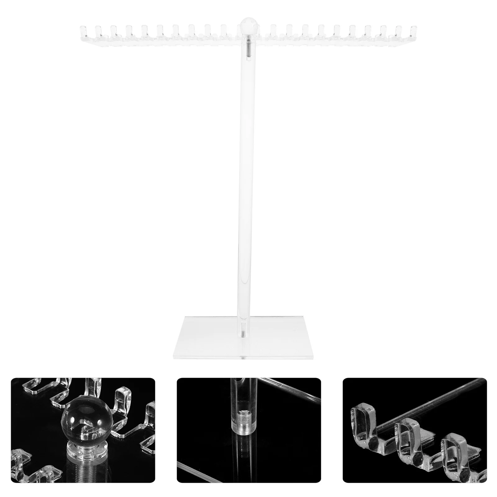 

Acrylic Jewelry Display Stand Clear Necklace Holder Necklace Bracelet Ring Watch Organizer Hanging Jewelry Rack