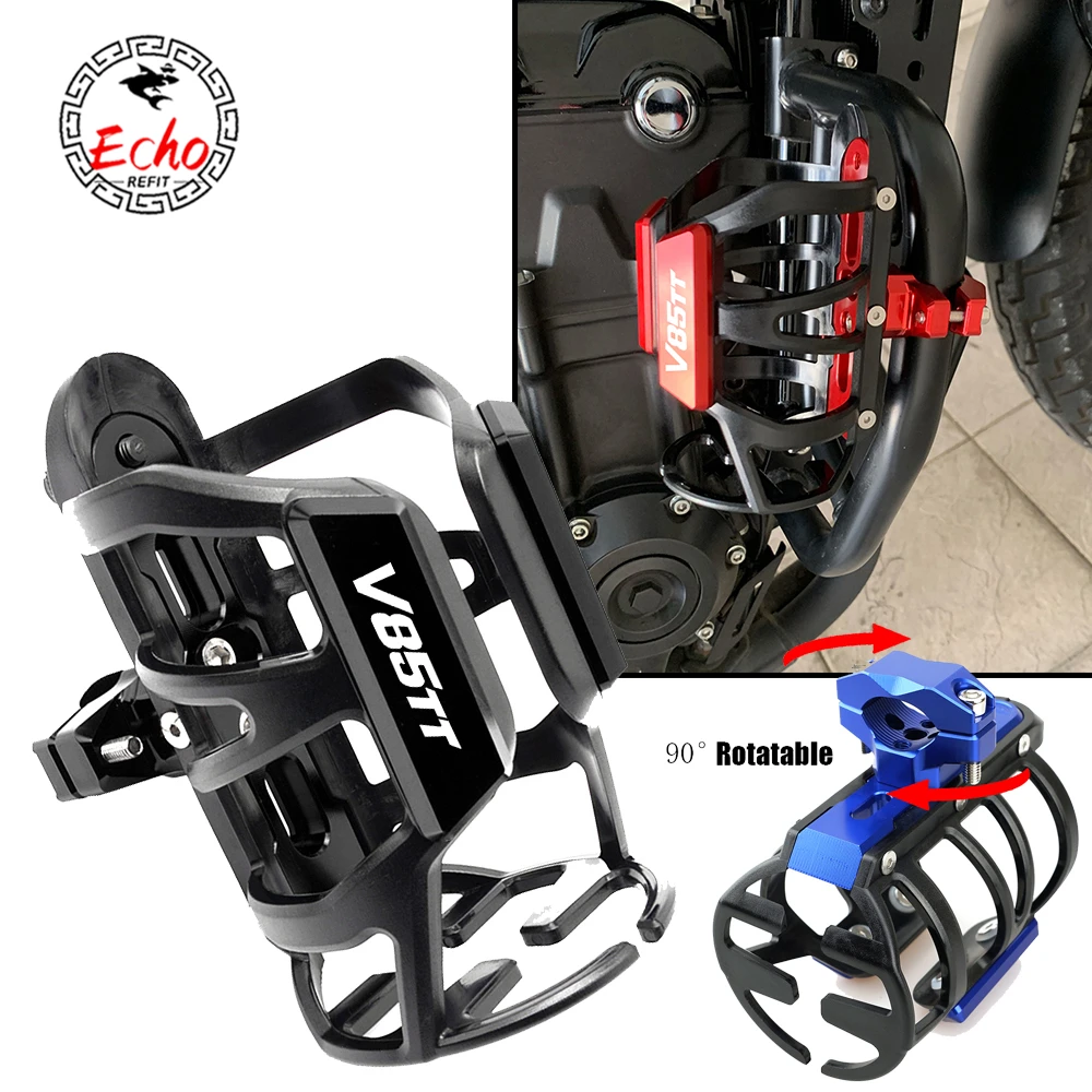 For MOTO GUZZI V85TT V 85 TT V85 TT 2020-2024 V85TT Recommended Motorcycle Accessories Beverage Water Bottle Drink Cup Holder