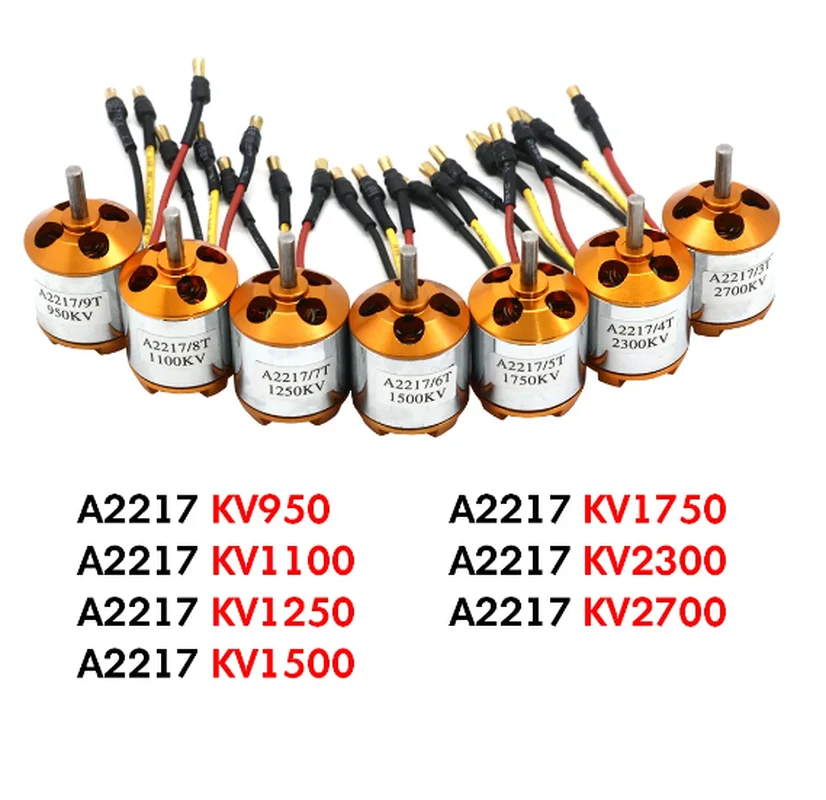 Xxd A2217 2217 950kv 1250kv 1500kv 2300kv Outrunner Brushless Motor For Rc Airplane Aircraft Plane Quadrocopter Multi-copter