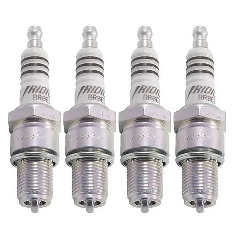

Iridium Spark Plug Br8eix 5044, Four Units For Engine Ignition Replacement
